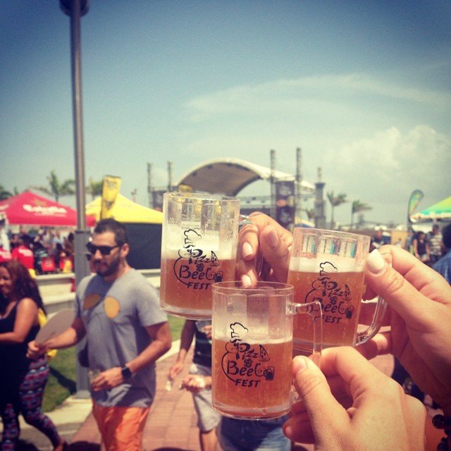 Desde el Pizza & Beer Fest @wilmagisselle vía Instagram 