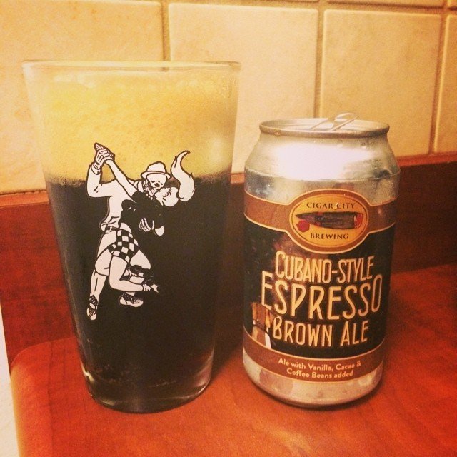 Cigar City Cubano-Style Espresso Ale Brown Ale vía @ramonesbrew en Instagram