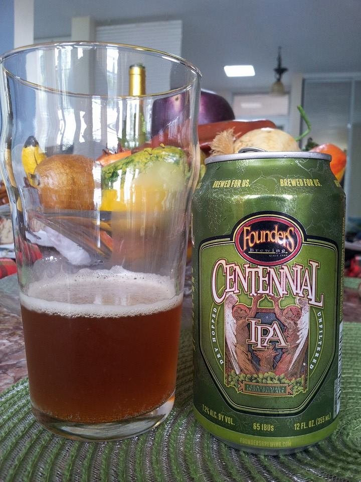 Founders Centennial IPA vía Edwin Avila en Facebook