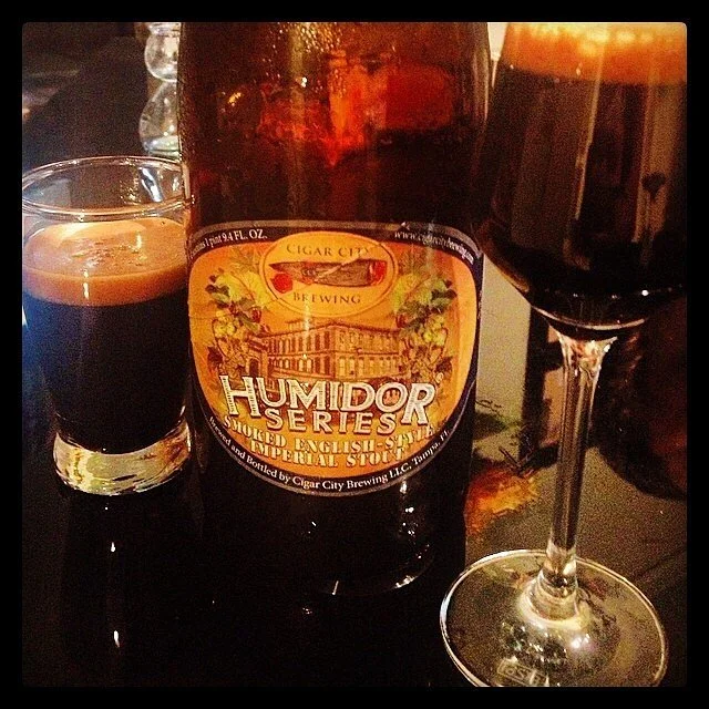 Cigar City Humidor Series Smoked English-Style Imperial Stout vía @thecraftbeergal en Instagram