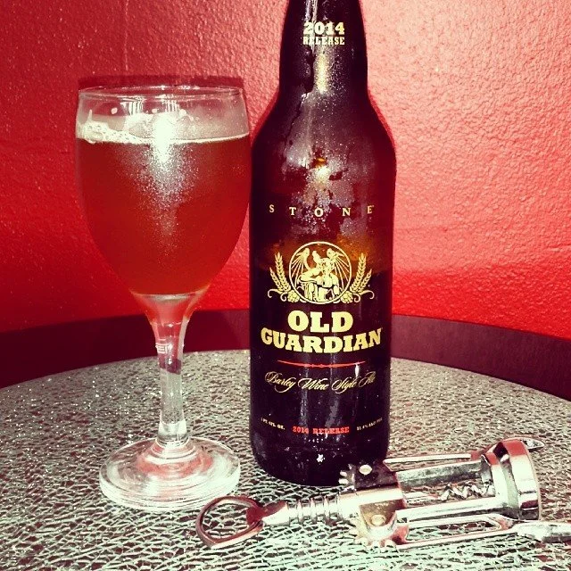 Stone Old Guardian Barley Wine vía @makiromusic en Instagram