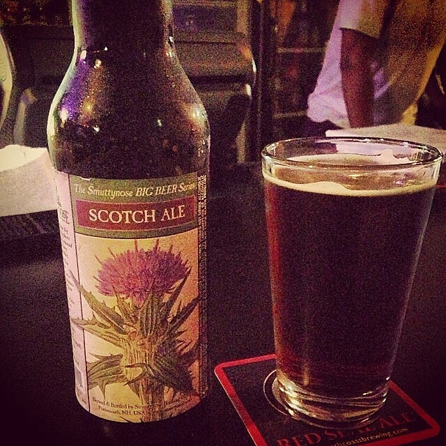 Smuttynose Scotch Ale vía @dehumanizer en Instagram