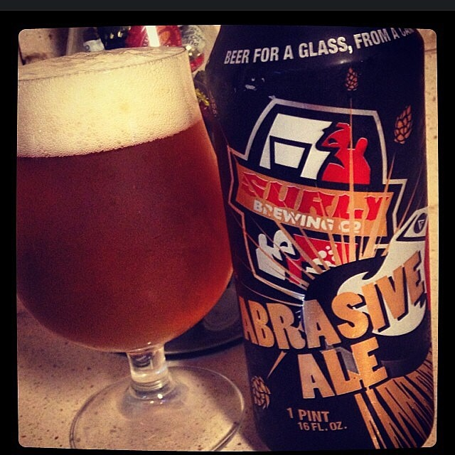 Surly Brewing Abrasive Ale Double IPA vía @thecraftbeergal en Instagram