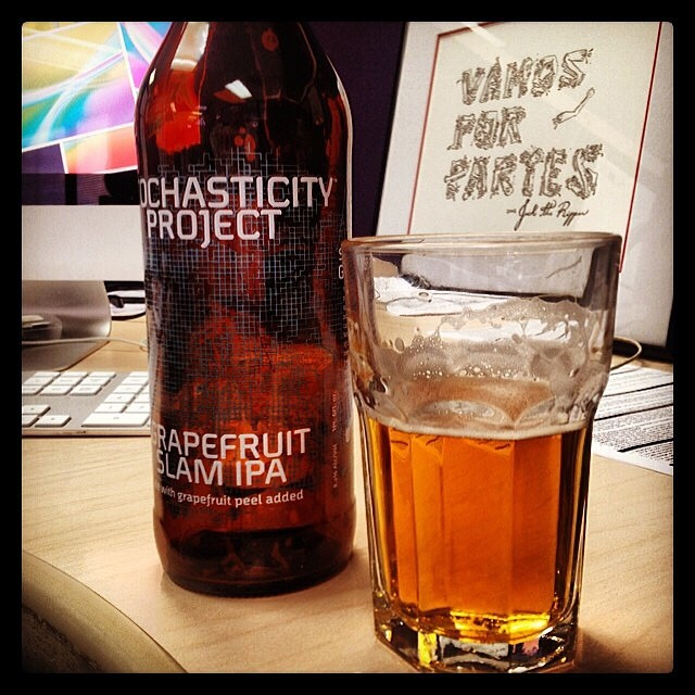 Stochasticity Project: Grapefruit Slam IPA de Stone Brewing vía @cesargonz en Instagram