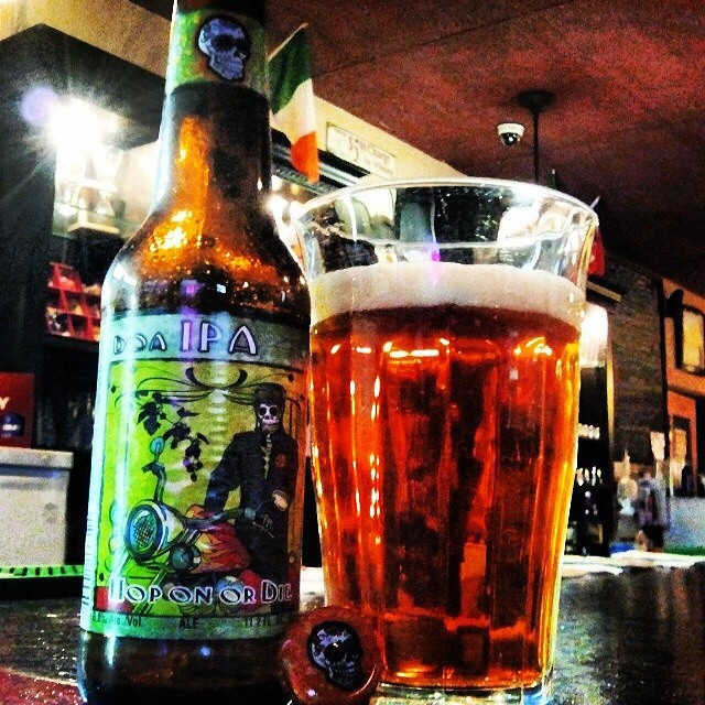 Cerveza de los Muertos Hop on or Die IPA vía @valdorm en Instagram