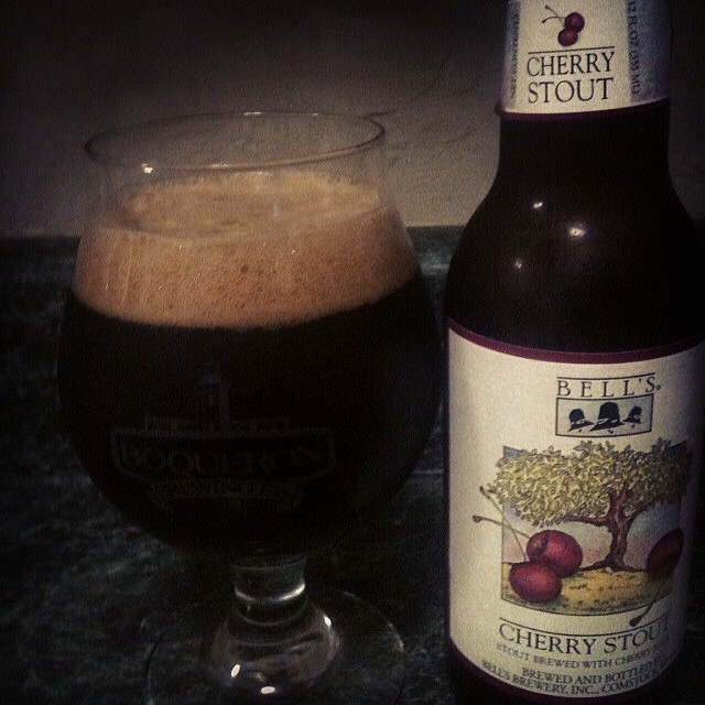 Bell's Cherry Stout vía @jsantiagomurphy en Instagram