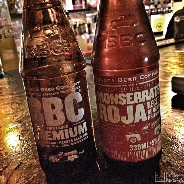 BBC Premium Lager y BBC Monserrate Roja  de Colombia