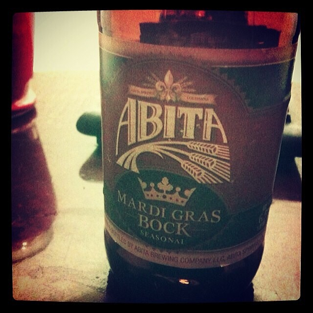 Abita Mardi Gras Bock vía @lornajps en Instagram