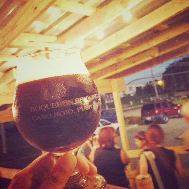 Boquerón Brewing Coffee Porter vía @izqrdo en Instagram