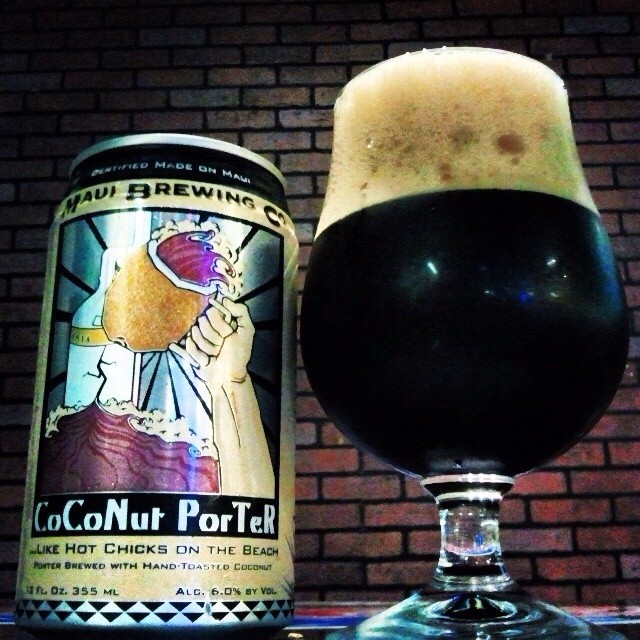Maui Brewing Coconut Porter vía @valdorm en Instagram
