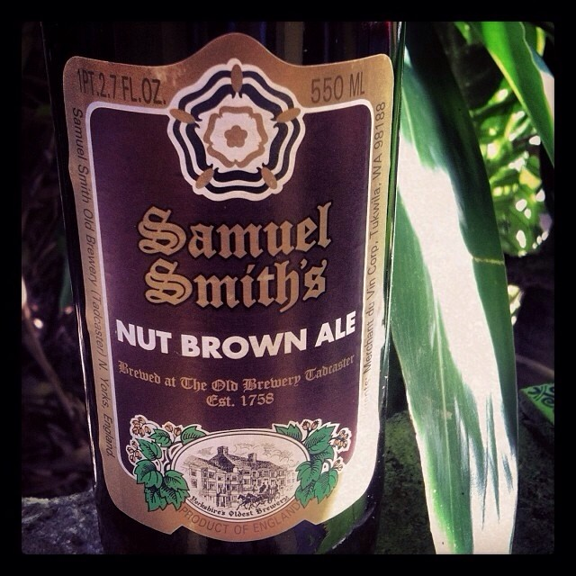 Samuel Smith's Nut Brown Ale vía @lornajps en Instagram
