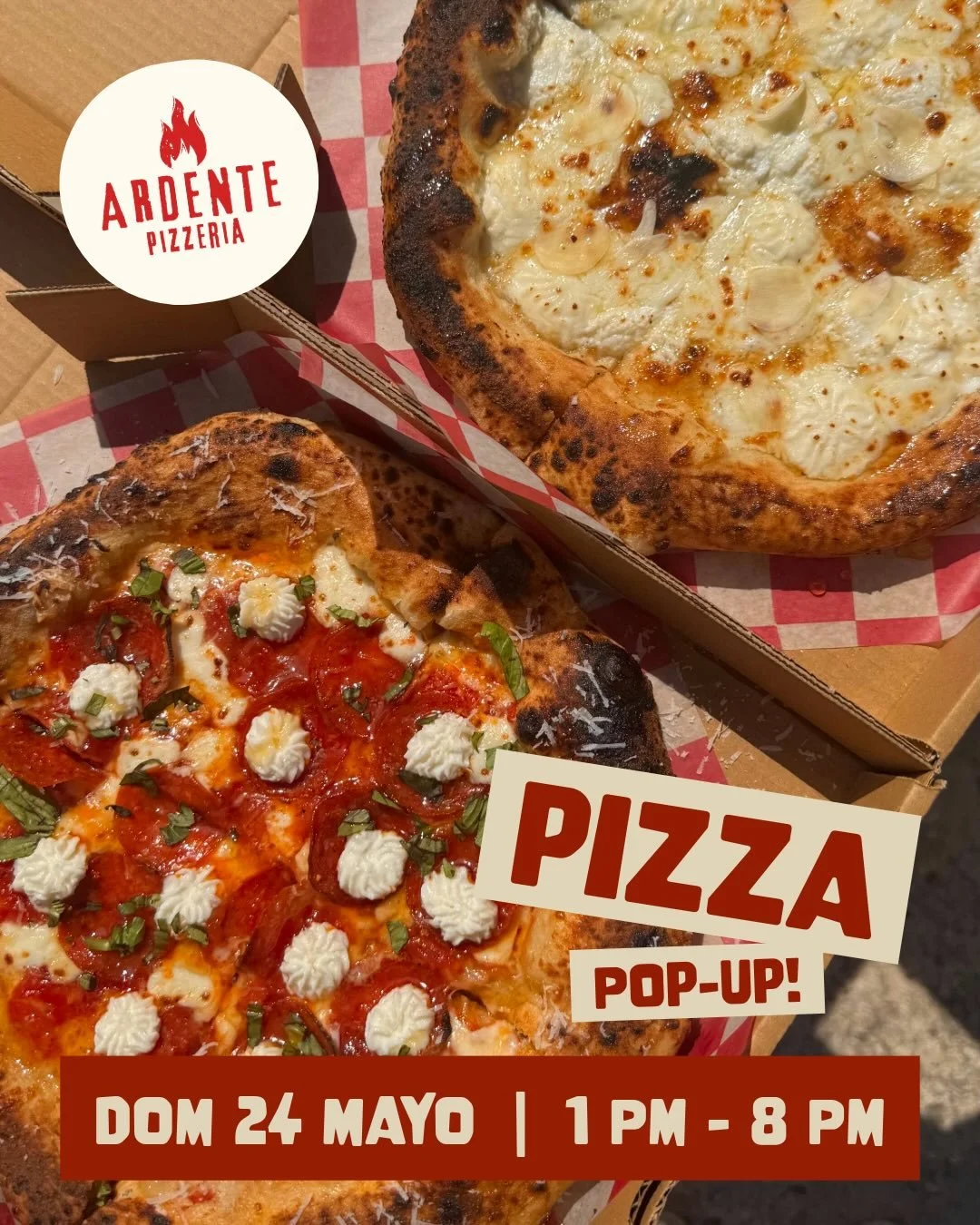 Ardente Pizzeria Pop-Up en Pura Vida Brewery en Cabo Rojo