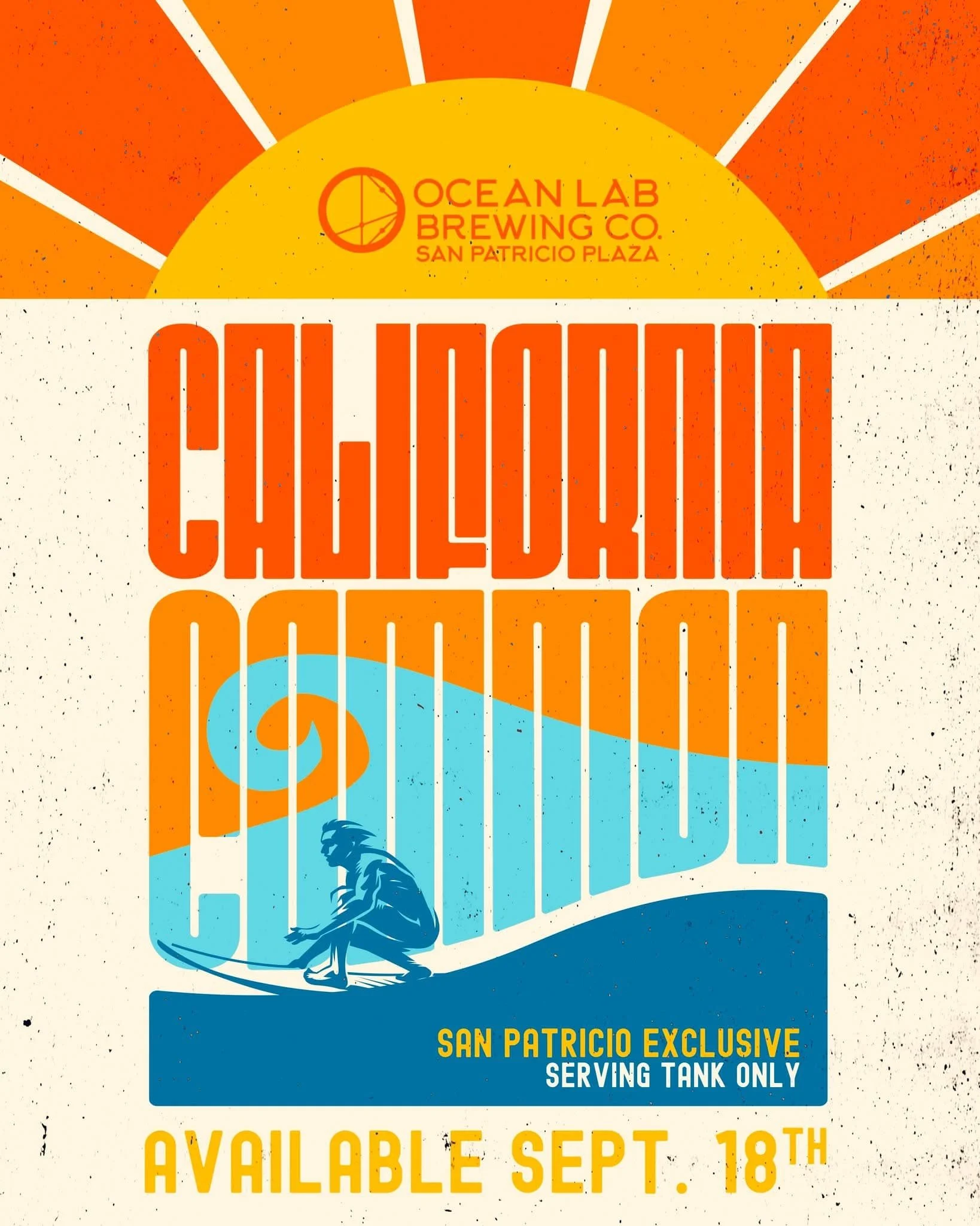 Ocean Lab Brewing anuncia su versión de la clásica California Common; disponible desde este jueves