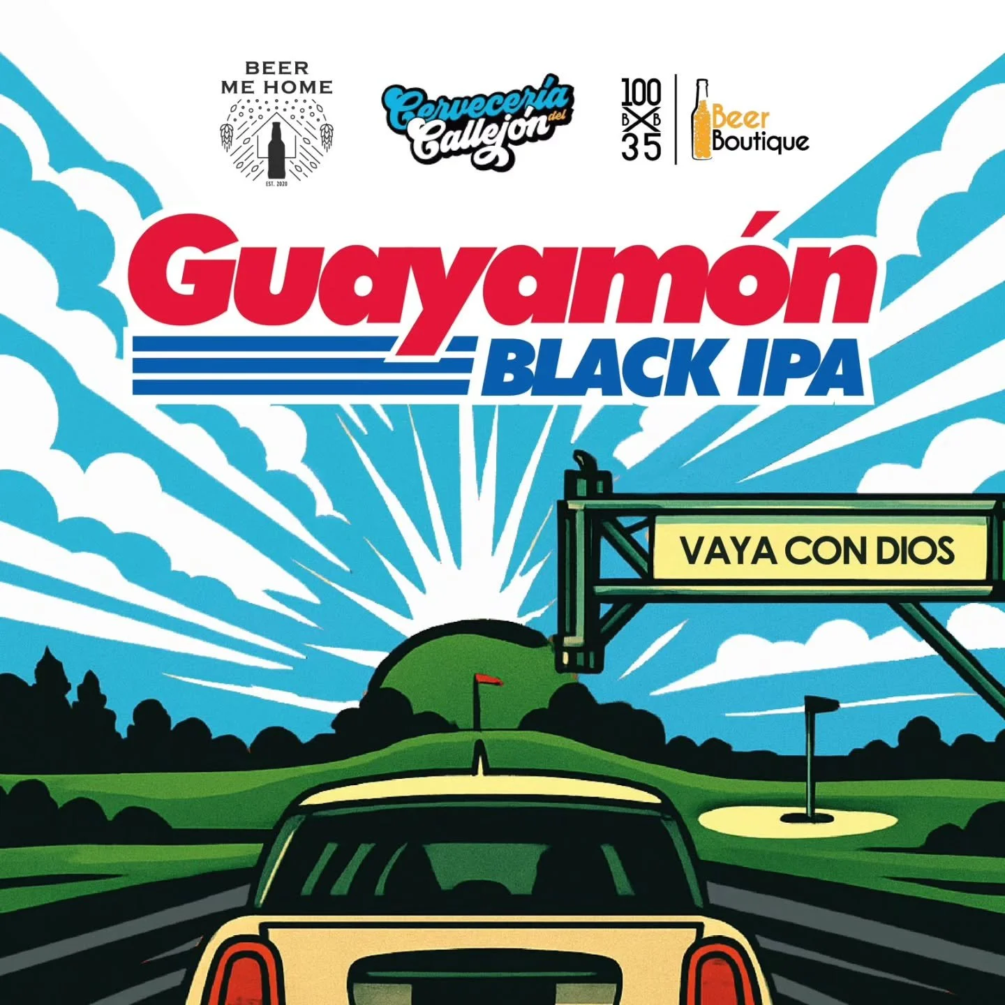 Guayamón: nueva Black IPA colaborativa de Callejón, Beer Me Home y 100x35