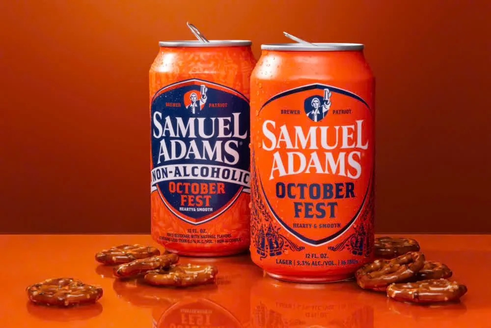Samuel Adams anuncia su Octoberfest sin alcohol como parte de su lineup de otoño