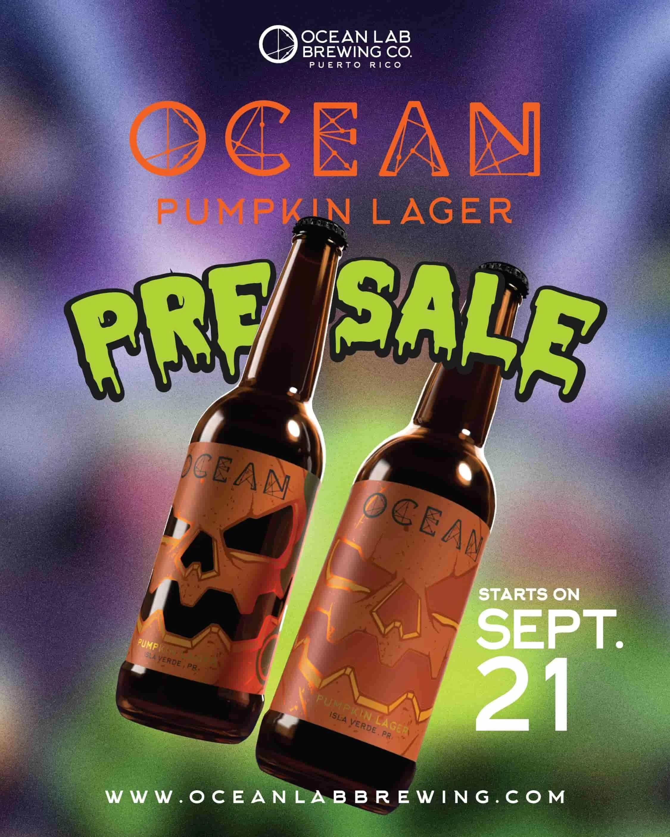 Ocean Lab Brewing anuncia la pre-venta de su Pumpkin Lager elaborada con calabaza de Puerto Rico