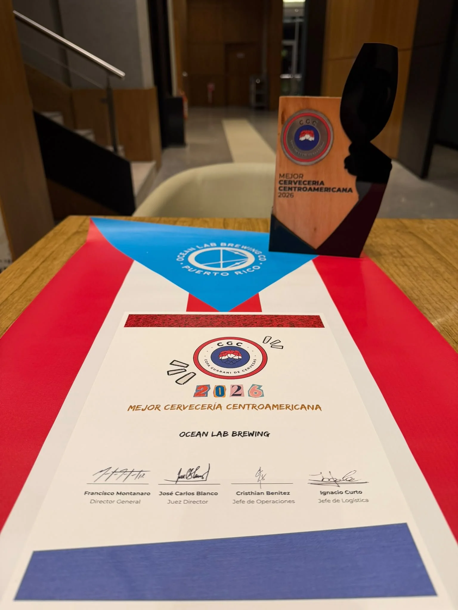 Ocean Lab Brewing gana nueve medallas y el reconocimiento a Mejor Cervecería Centroamericana en la Copa Guaraní en Paraguay