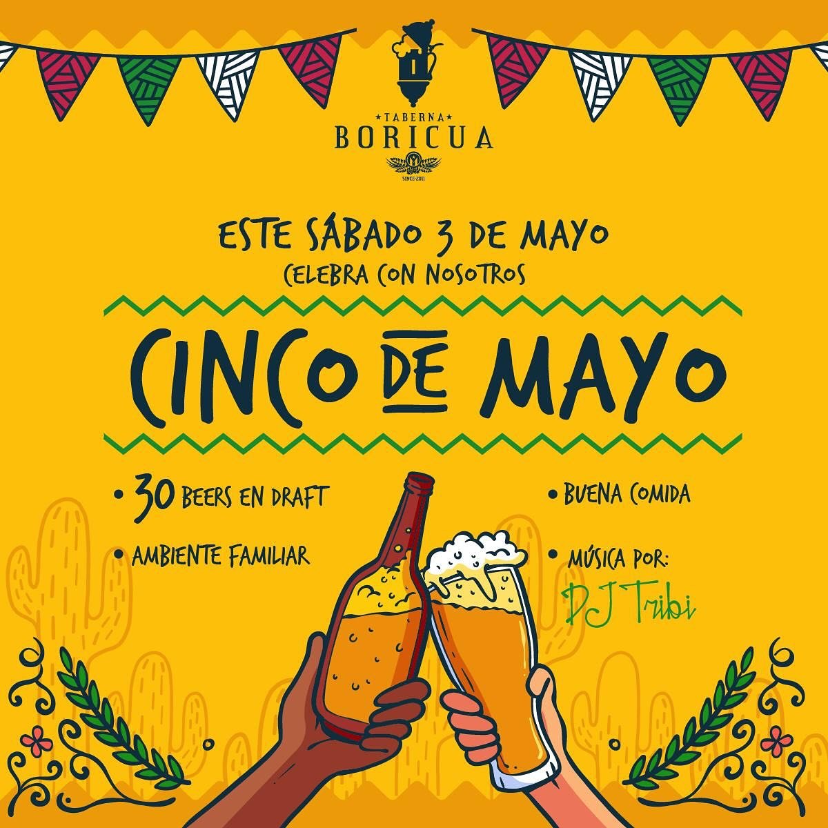 Cinco de Mayo en Taberna Boricua en Hato Rey