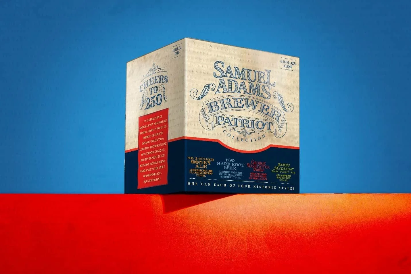 Samuel Adams trae de vuelta cuatro cervezas históricas inspiradas en la era colonial para celebrar los 250 años de Estados Unidos