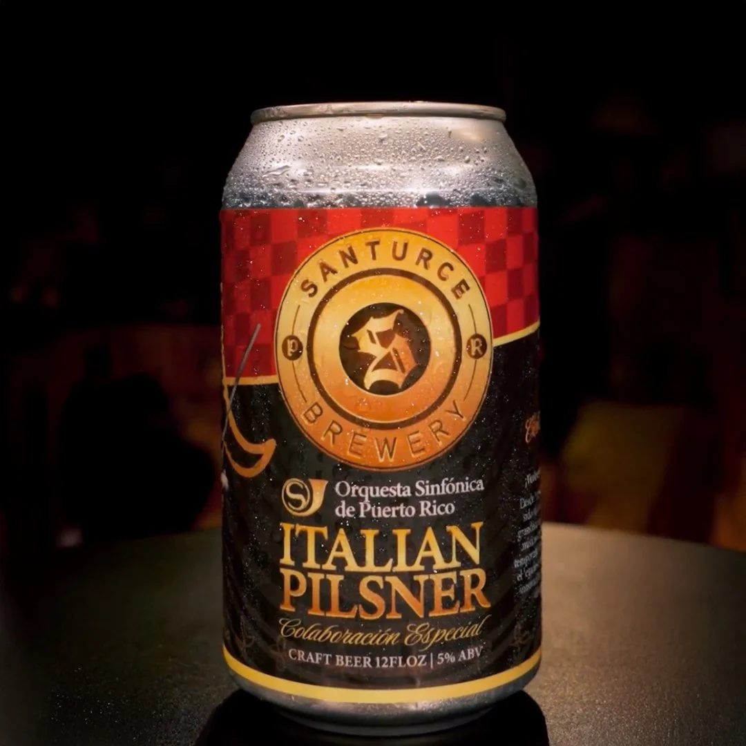 Santurce Brewery y la Orquesta Sinfónica de Puerto Rico se unen para lanzar una Italian Pilsner