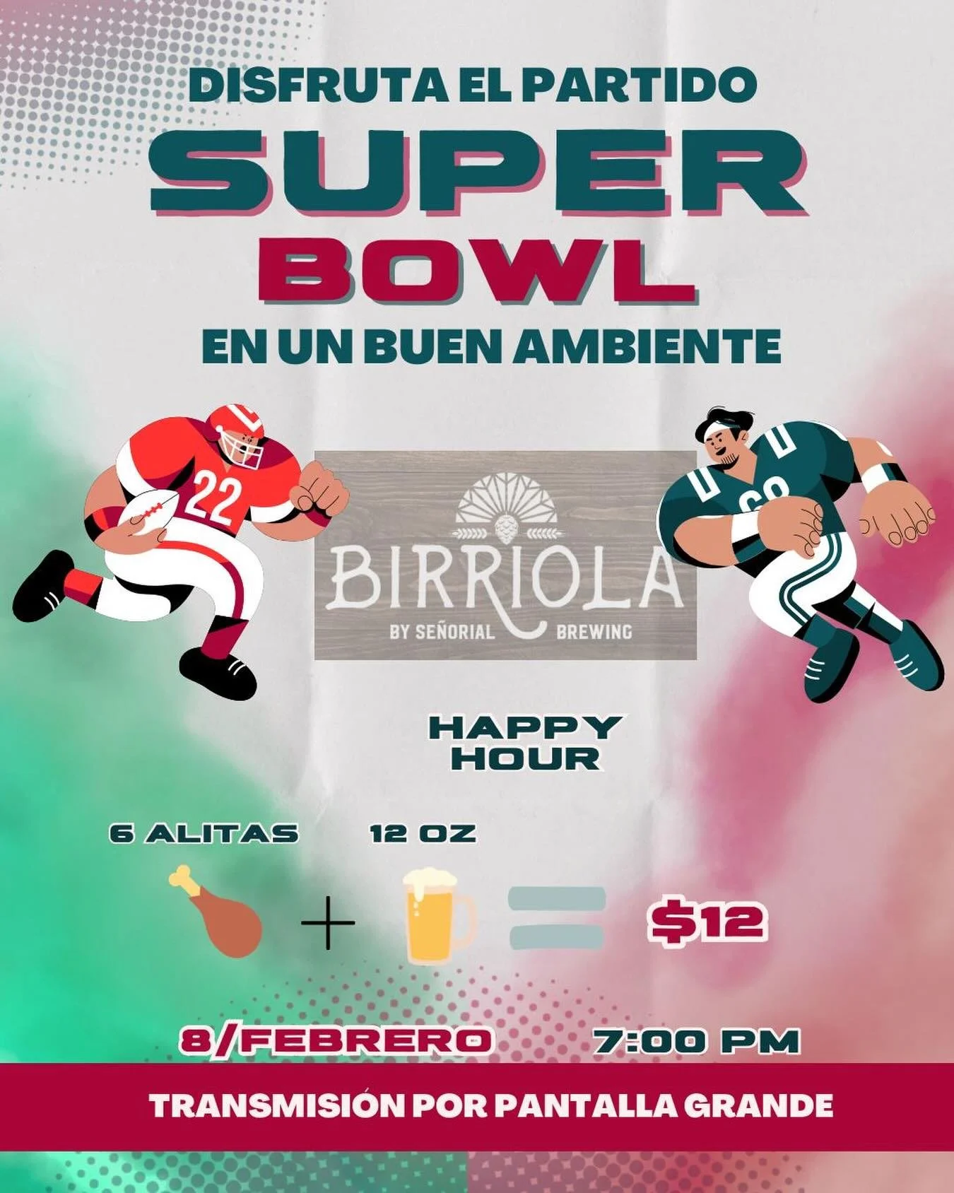 Super Bowl en Birriola en Ponce