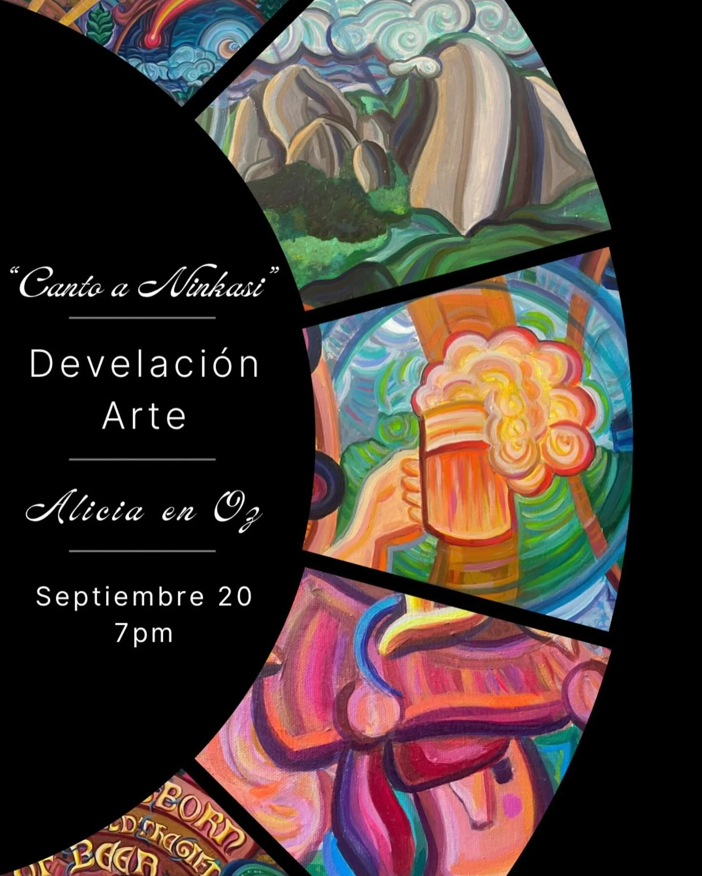 Oktoberfest y develación de “Canto a Ninkasi” en Adrede en Cayey