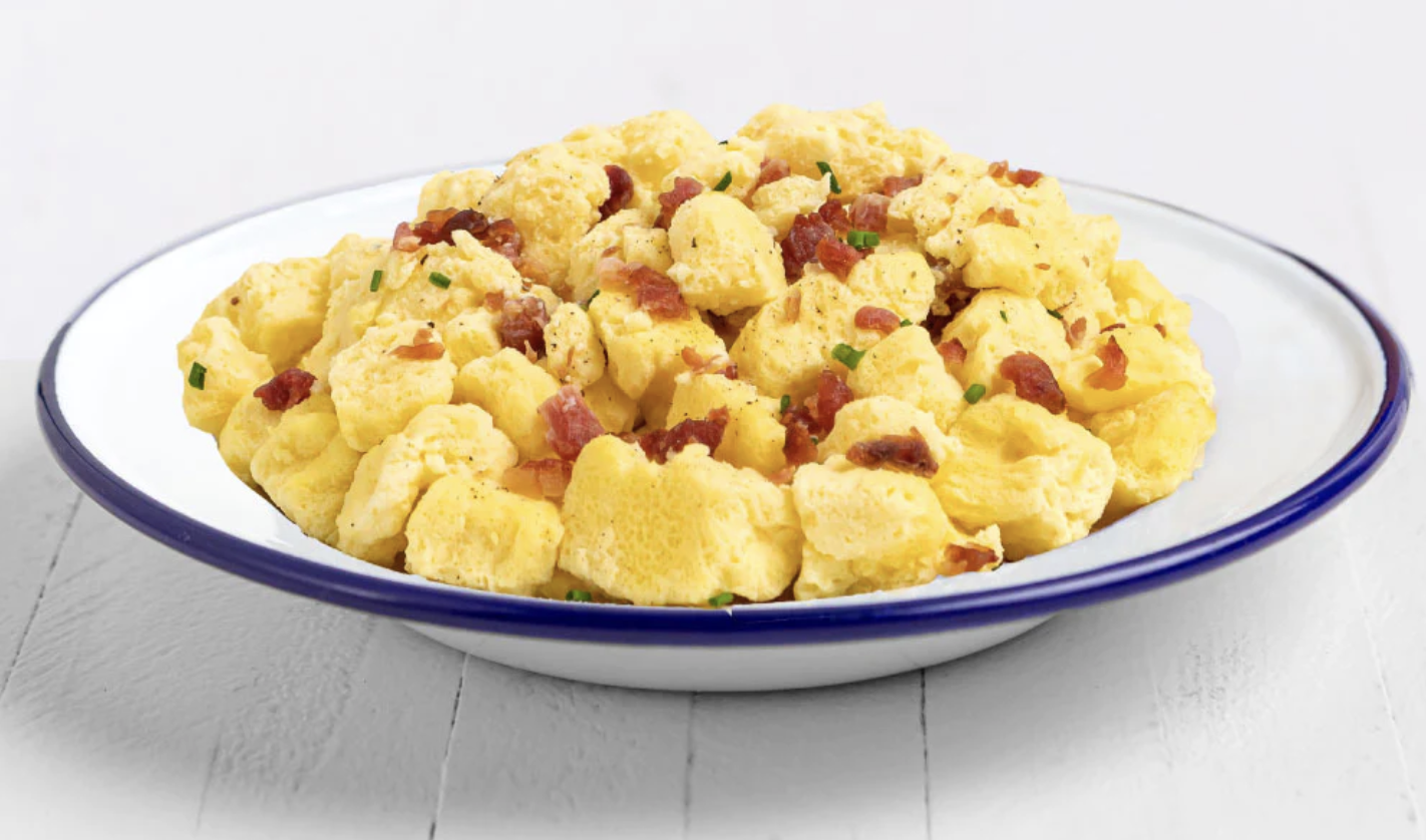 Scrambled Eggs with Bacon - #10 Can Cooked Inside Bowl.png