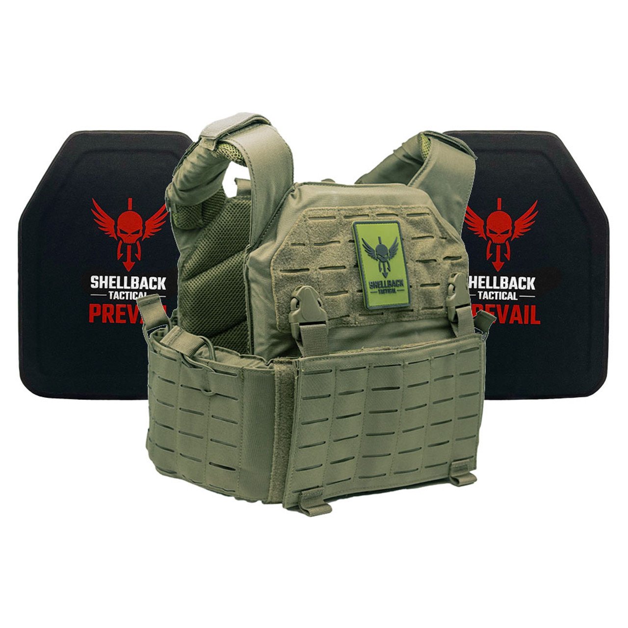 Shellback Tactical - Rampage 2.0 Lightweight Level IV Armor Kit with Model 4SICMH Ceramic Plates - Ranger Green.jpg
