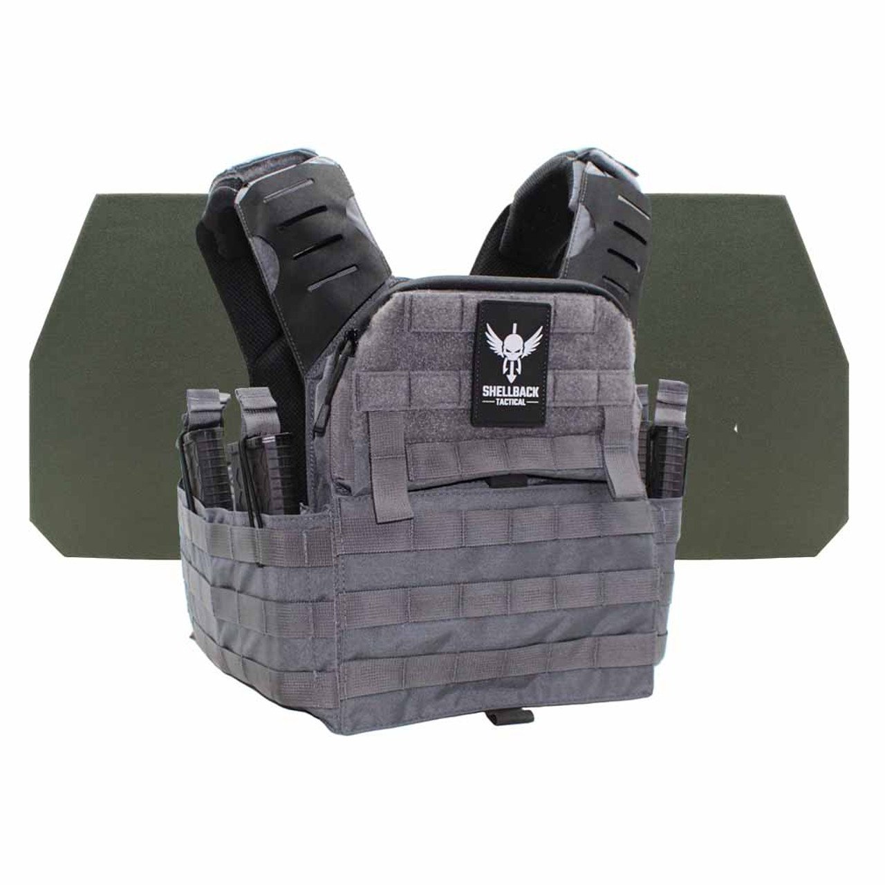 Shellback Tactical - Banshee Elite 2.0 Level IV Body Armor Kit with Model L410 Ceramic Plates - Wolf Grey.jpg