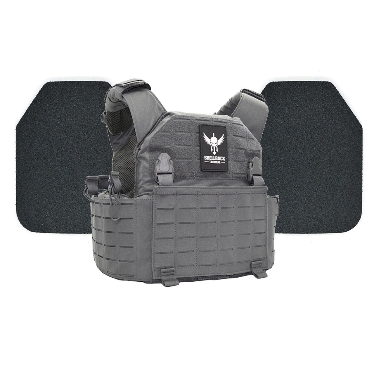 Shellback Tactical - Rampage 2.0 Level III Body Armor Kit with Model P5mmSAO Steel Plates - Wolf Grey.jpg