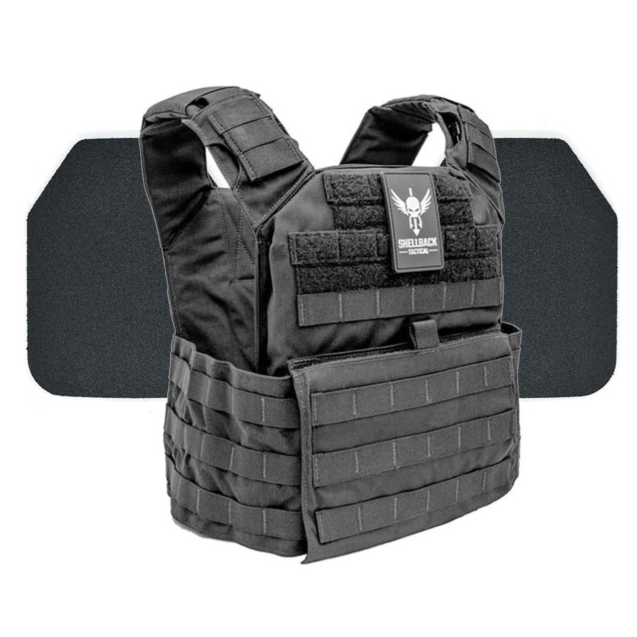 Shellback Tactical - Banshee Rifle Level III Body Armor Kit with Model P5mmSAO Steel Plates - Black.jpg
