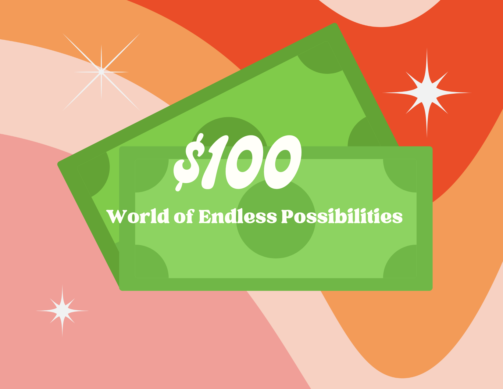 $100: The world of endless possibilities 