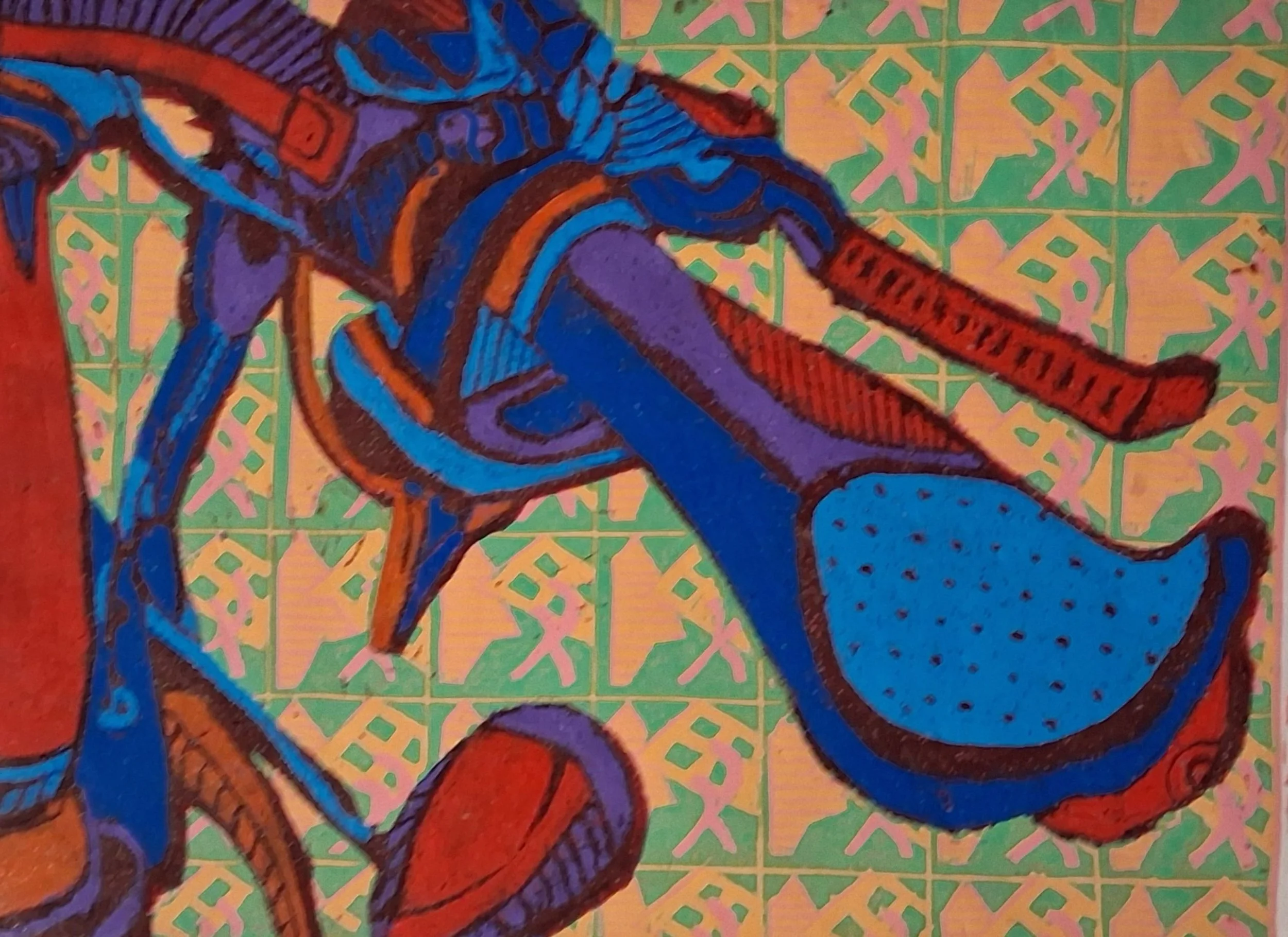 E-Bike Handle   reduction linoprint