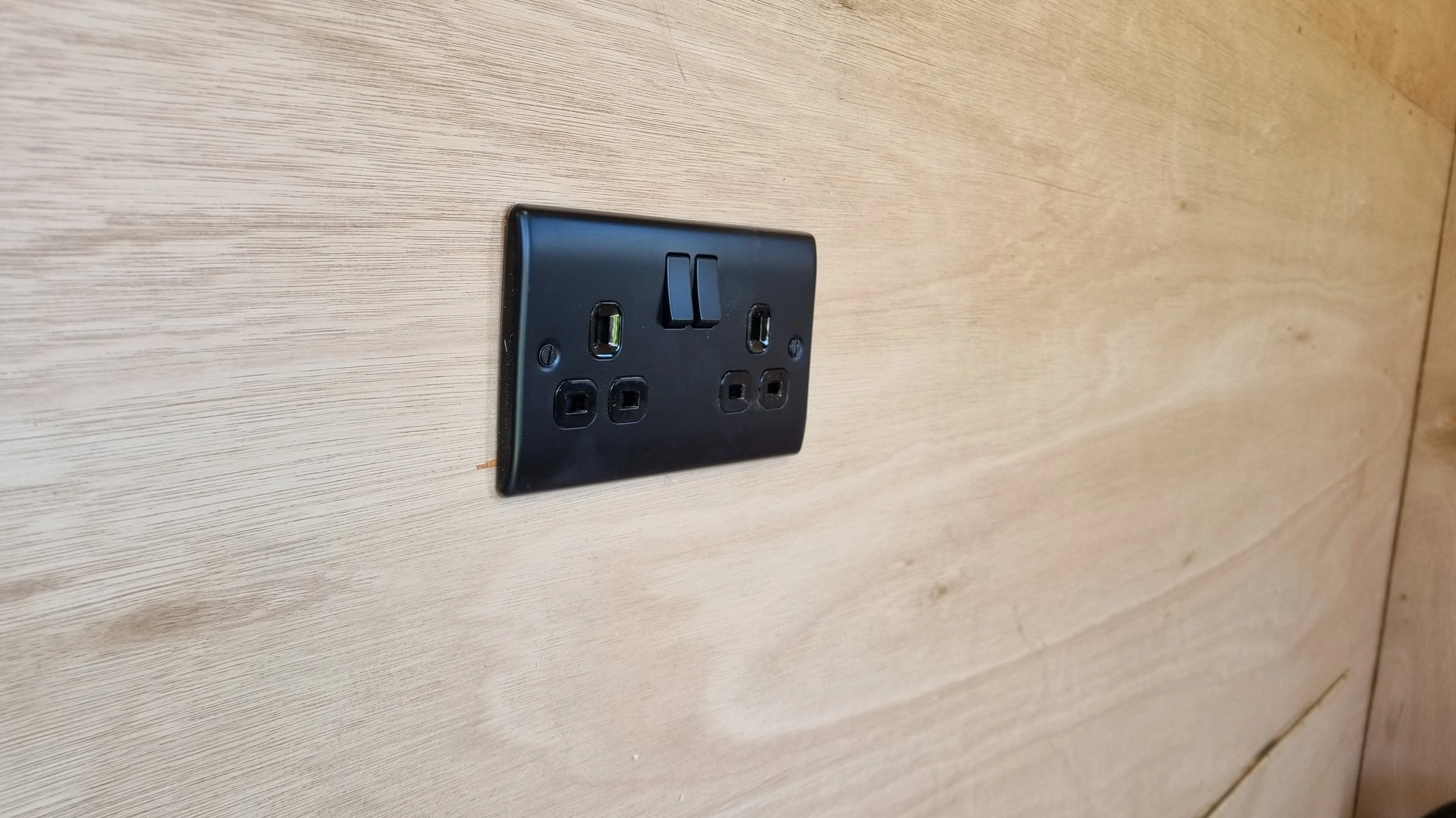Electrical socket installation in a Milton Keynes home extension