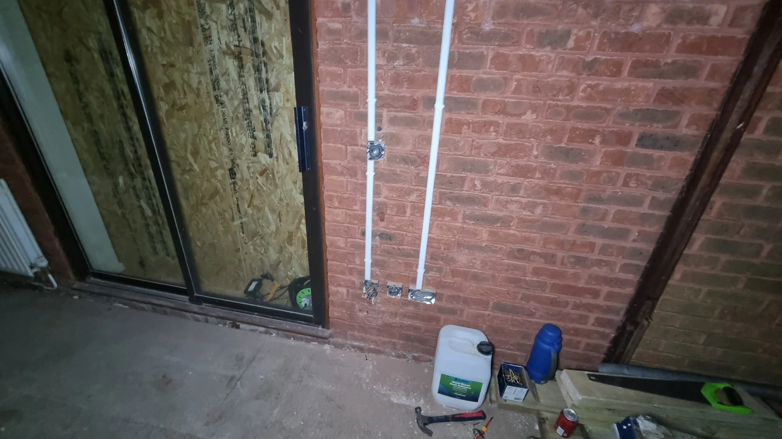 Electrical installation and rewiring work in a renovated Milton Keynes home