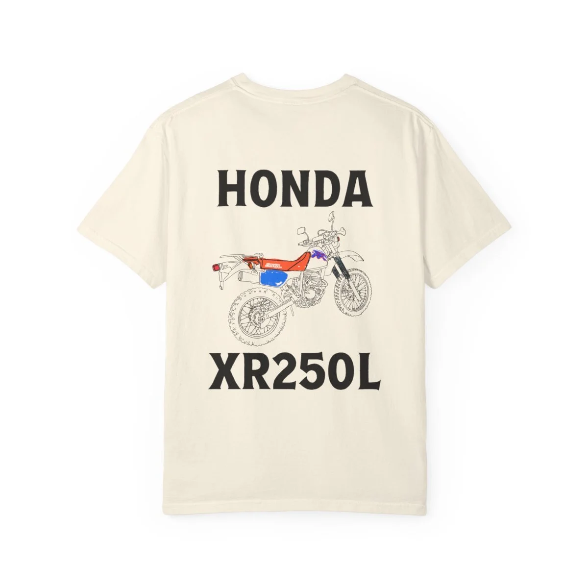 XR250L Back Ivory Tee Shirt.jpeg
