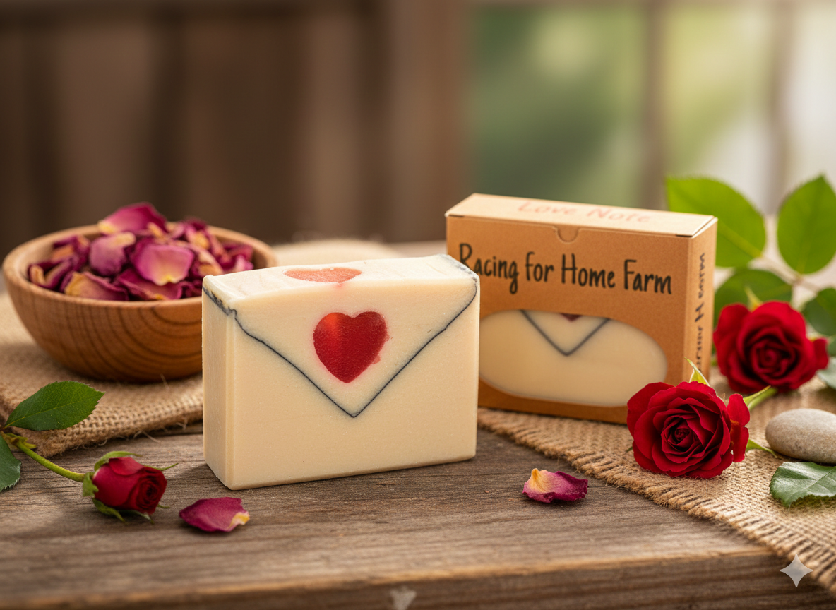Love Note Sculpted Soap — Racing for Home Farm