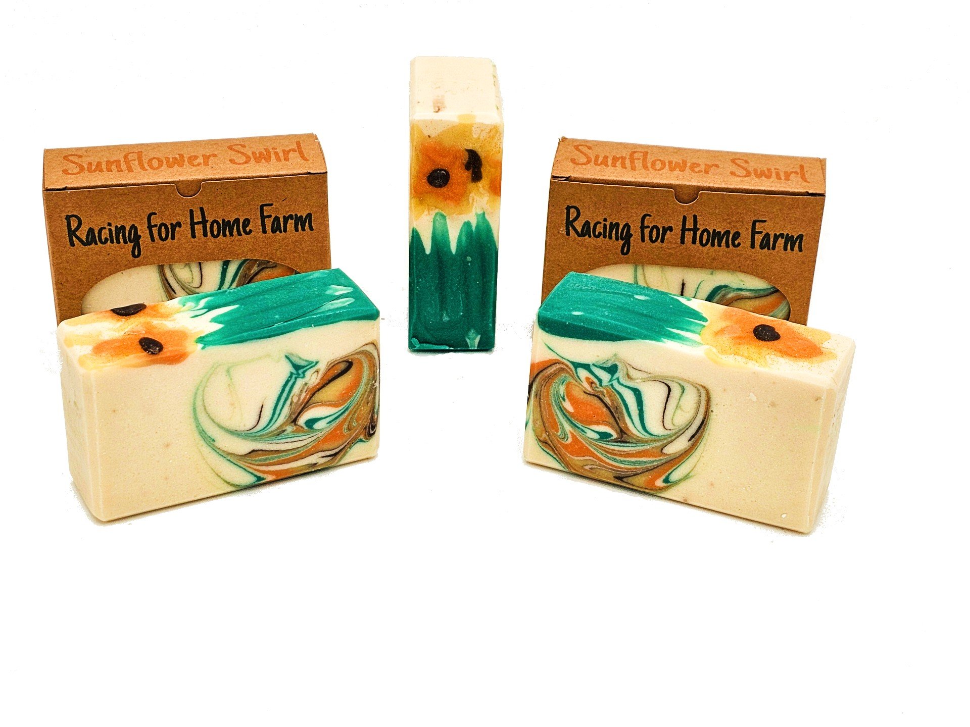Sunflower Swirl Artisan Soap