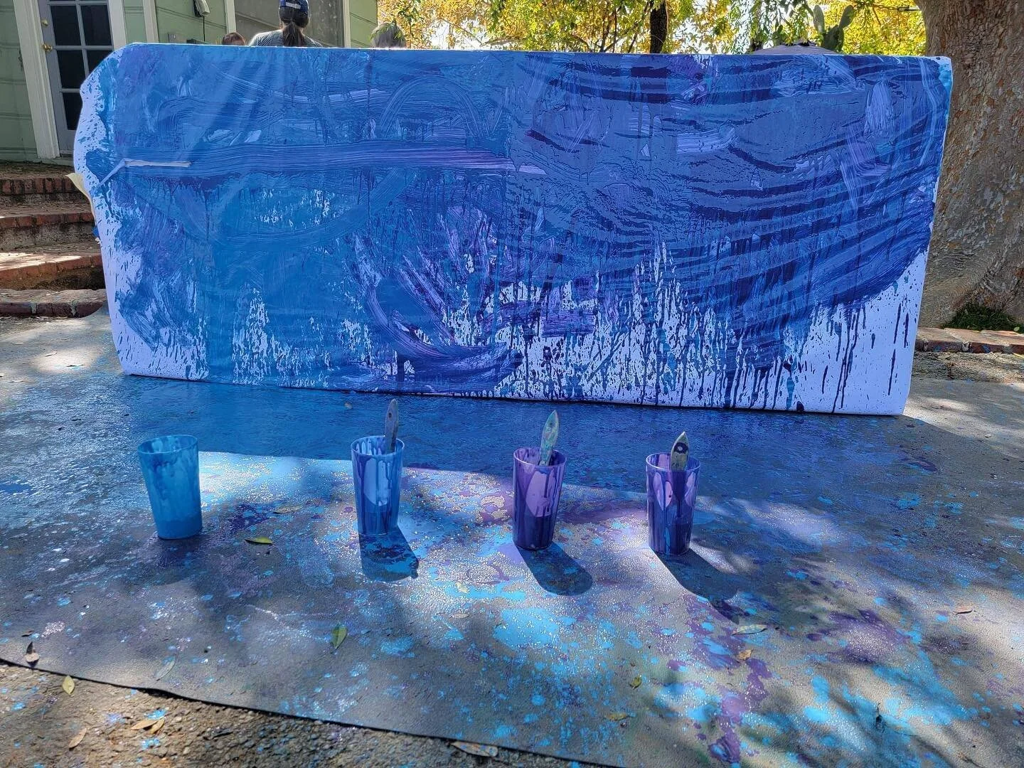 This is a &ldquo;yes&rdquo; space. 
&ldquo;Yes, you can paint your body.&rdquo;
&ldquo;Yes, you can fill your pockets with rice.&rdquo;
&ldquo;Yes, you can get up and move during storytime.&rdquo;
These investigations and impulses are valuable learni