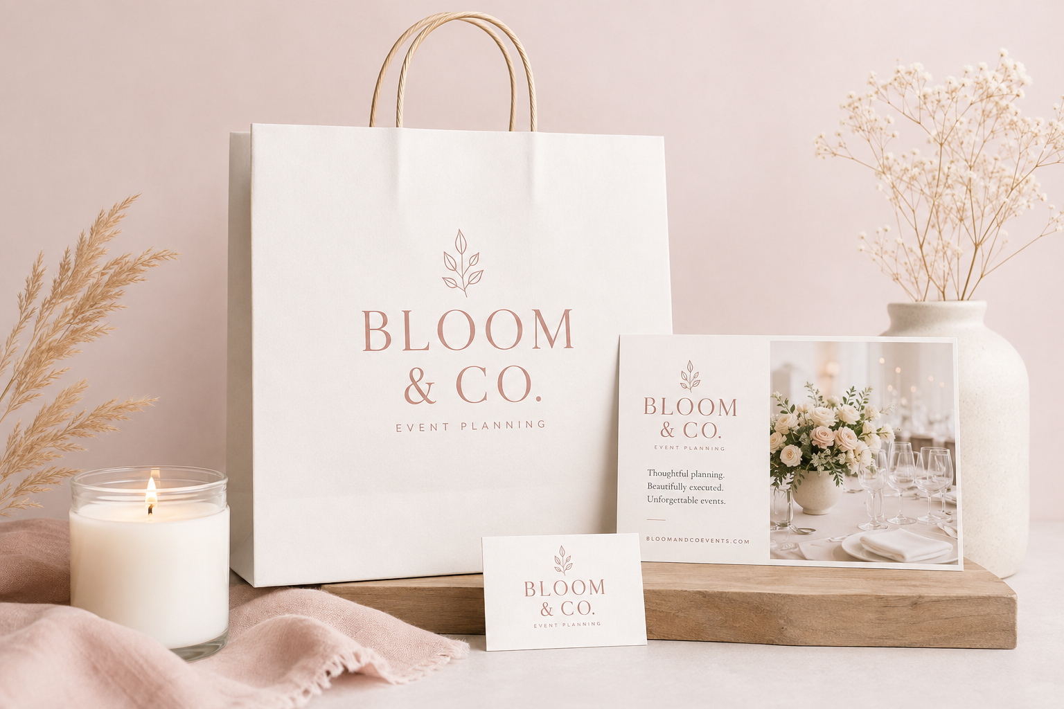 Bloom & Co Stationery Still Life