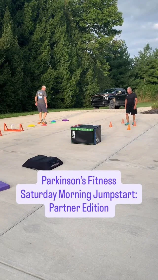 #parkinsonsfitness #strongertogether #everythingisbetterwithfriends #pd #neuro #weekendvibes #ifitdoesnotchallengeuitdoesnotchangeu #bdnf #delaythedisease #jumpstart #dpt #physio