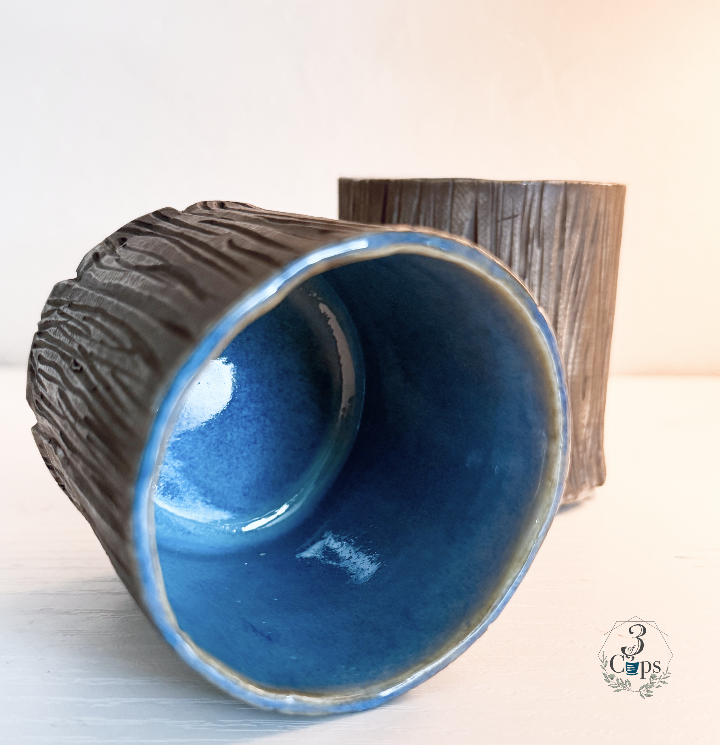 Cylinder Tea Cups | Set of 2 Cups