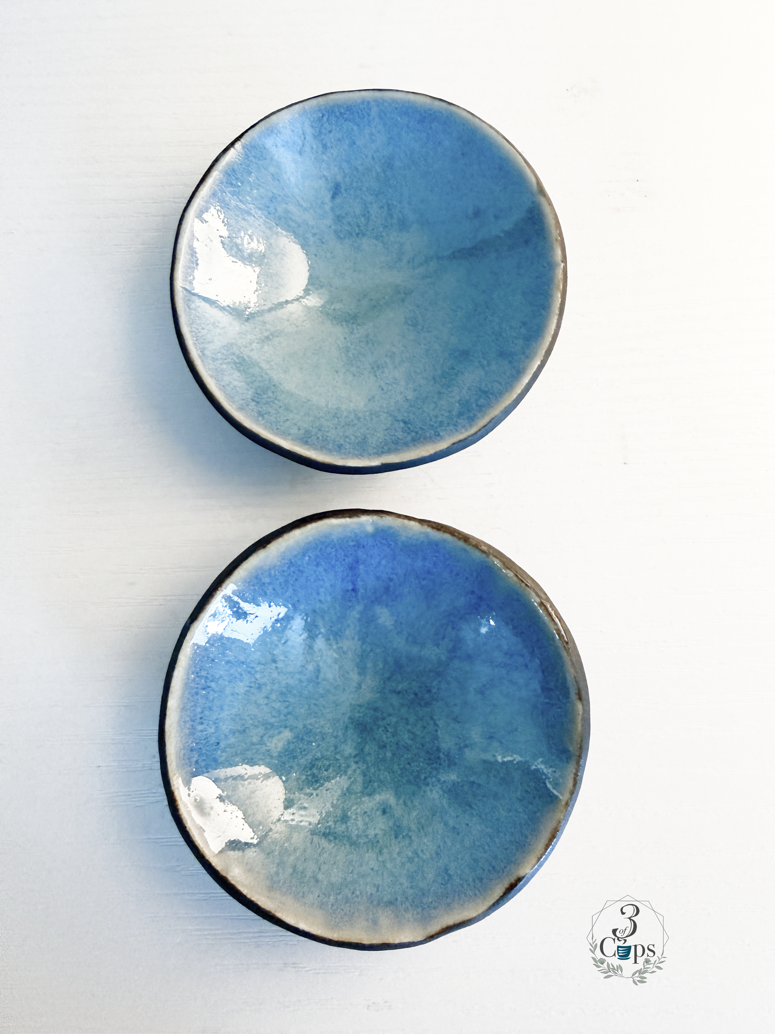 Blue Caldera | Set of 2 Tea Cups