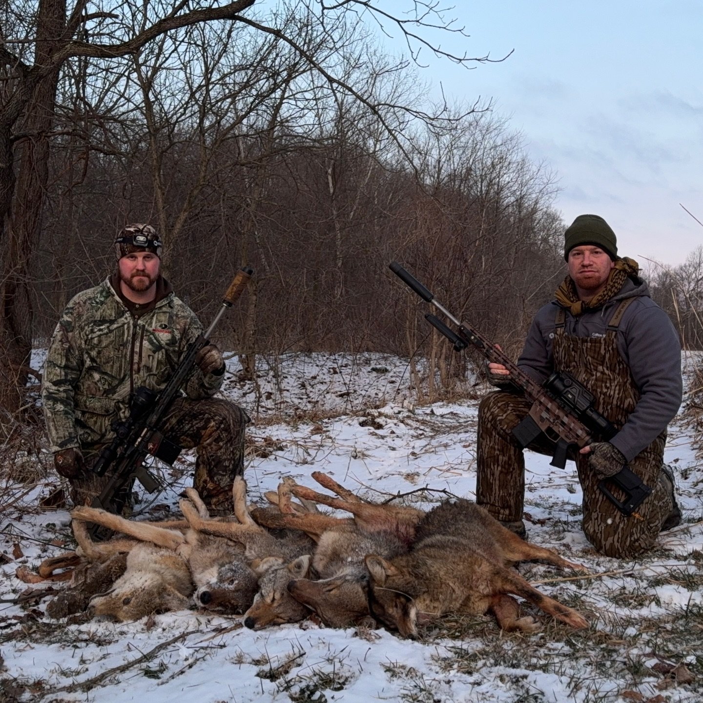 These @apfarmory Varmint 2.0s have been shooters. Always a pleasure brother @cnp_outdoorsig and we both were getting it done with our gear from one of the best @365thermal make sure you check these guys out as well:
@midwestcoyotepursuitllc 
@the_nor
