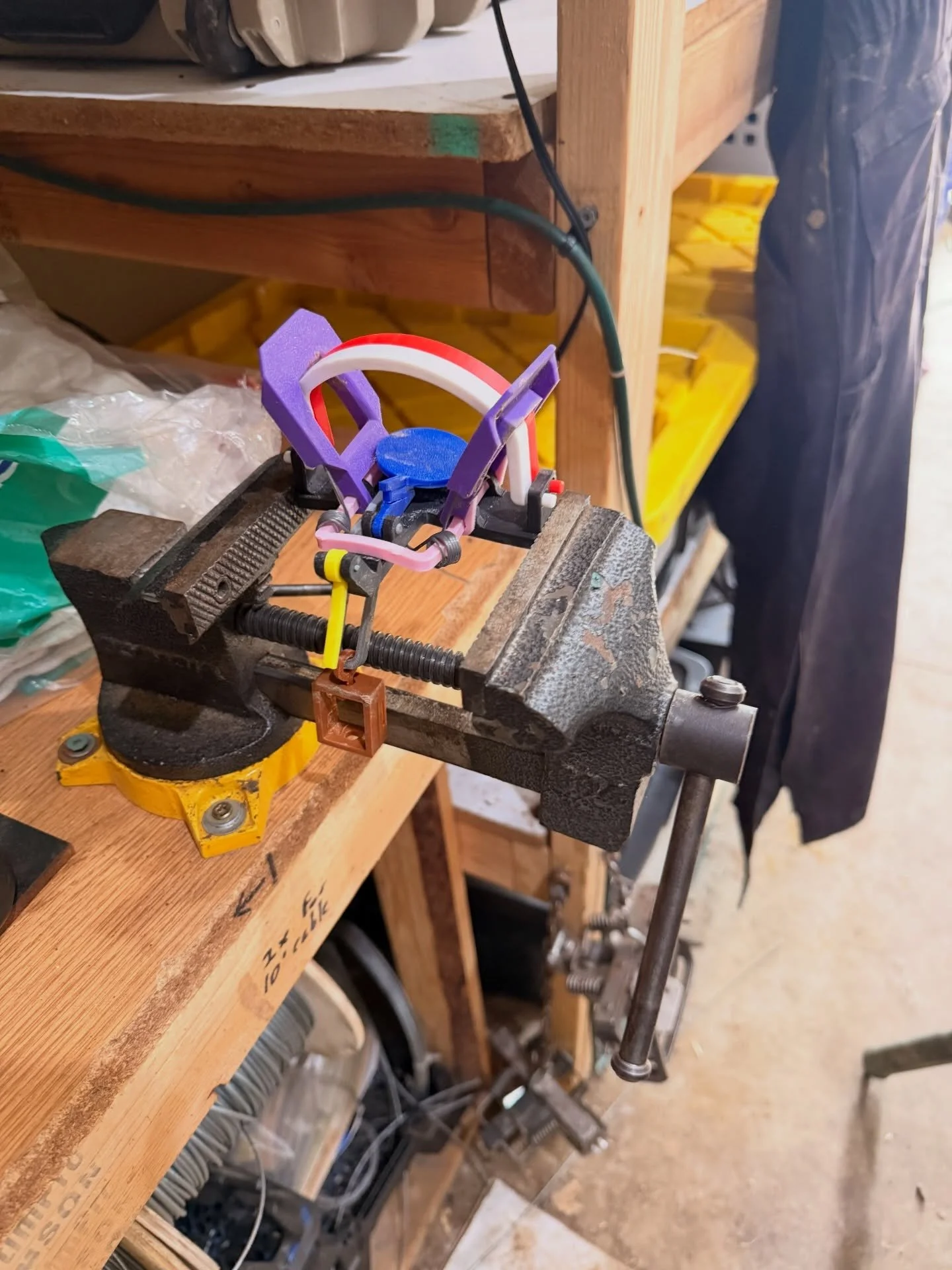 We did some repairs to Vivian&rsquo;s foothold trap. Should be ready for operation!!!