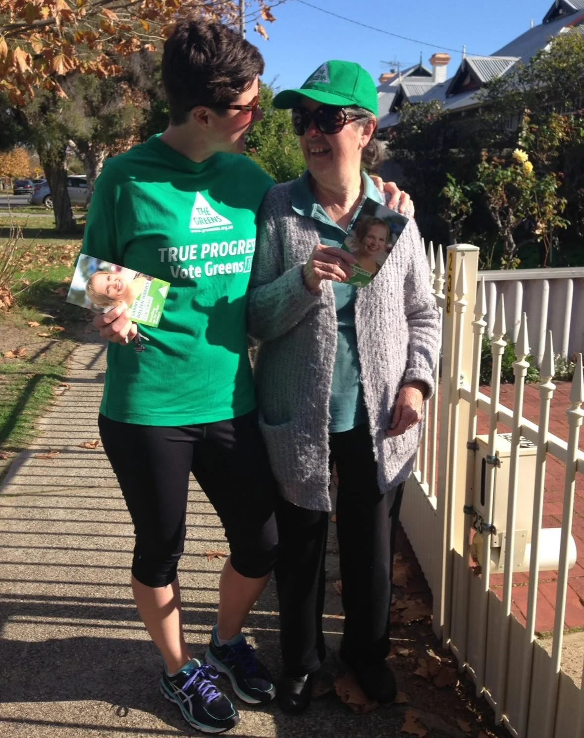 2016, with some of the fiercest women - my Mum, @clementineford &amp; a little furry mancake, Harry 💕

It was a good year and one in which I could never have foreseen PTC.

In 2016, my Mum and I were campaigning for the Greens - which I&rsquo;ve alw