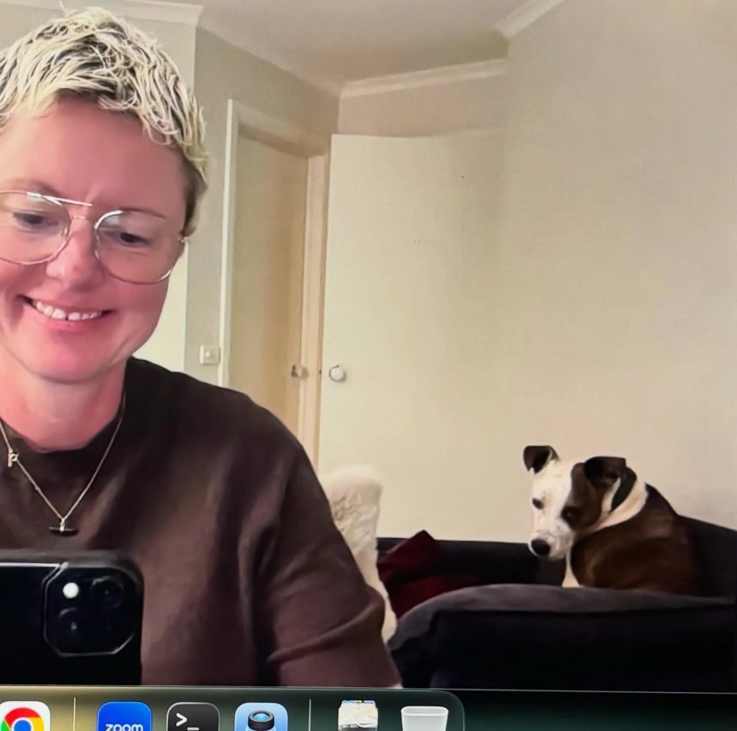 What clients get to see when the PTC therapy team come on screen this evening - so friendly, so welcoming 👀