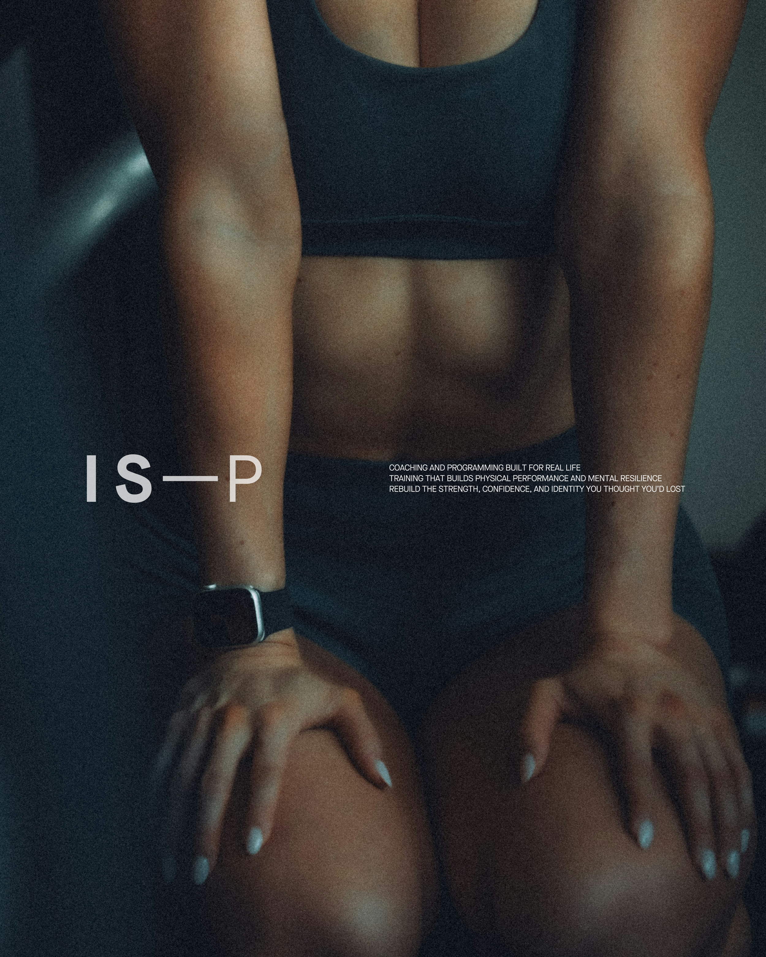 woman resting during workout at gym.