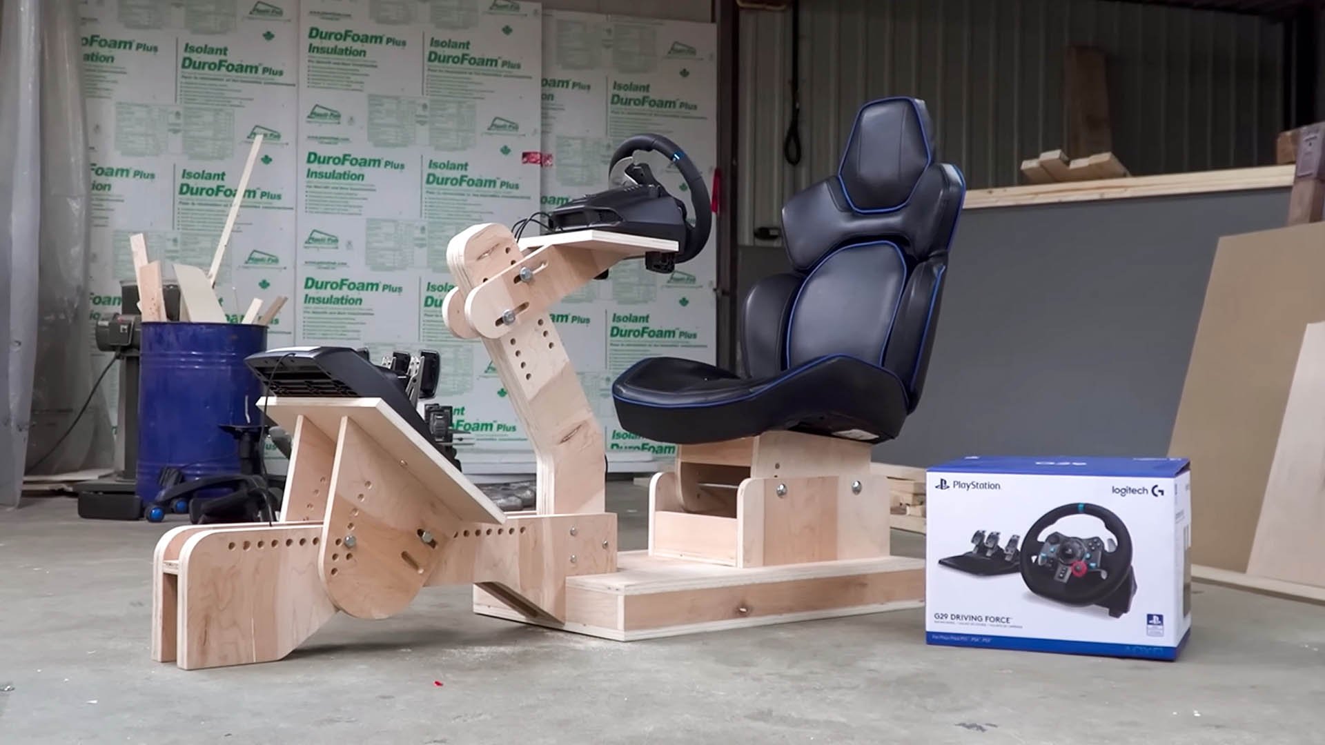 Homebuilt Racing Sim Does Almost Everything From Scratch