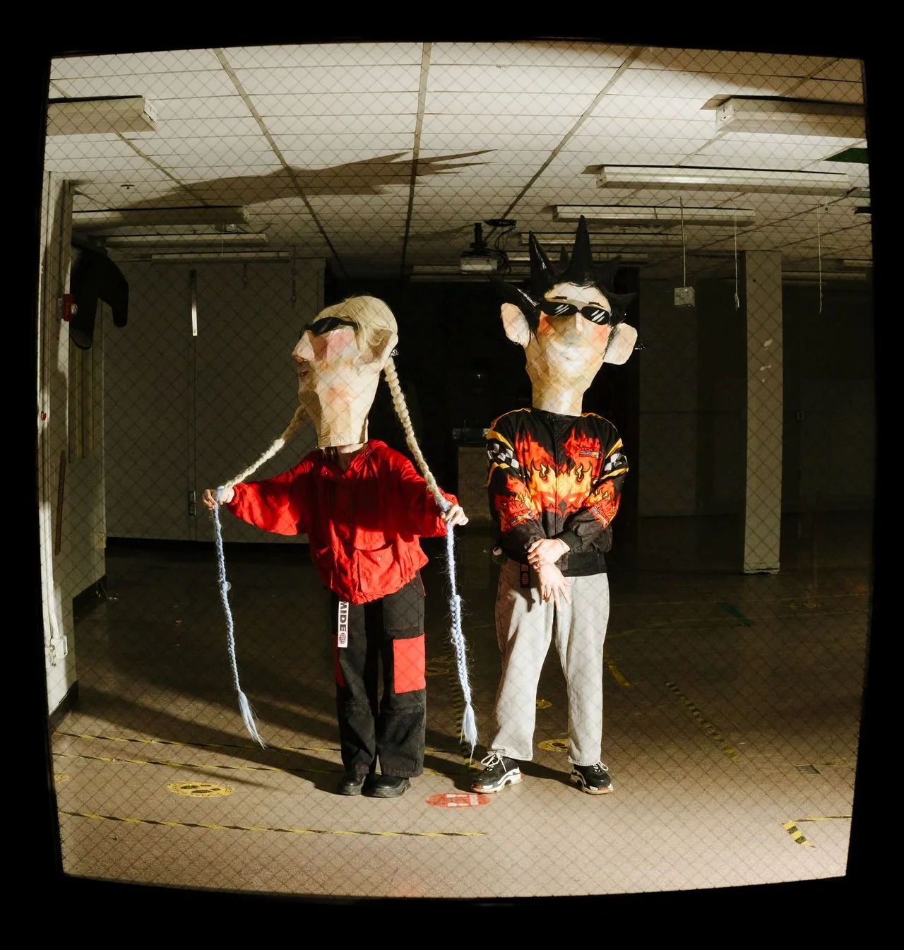 Painted Puppet Heads for Snooper 
Photo by Emily Moses